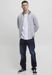 Nouveau Style Logo personnalisé bouton col côtelé avec poignets veste universitaire pour hommes Letterman College Baseball Bomber veste universitaire - Product Image 3