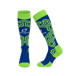 Ostriya International Casual Wear Men's Crew <b>Socks</b> Fully Customized Spandex/<b>Polyester</b> Seamless OEM Service Custom Design - Product Image 1