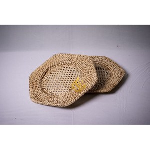 Fabrication d'Assiette de Rechange en Rotin Tissé à la Main Chargeur Alimentaire Plaqué Produits de Gros Napperons en Bambou Vaisselle Décoration de Mariage - Product Image 4