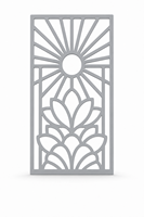 Panneau de séparation d'espace décoratif moderne en PVC découpé CNC, écran d'intimité silencieux, arche décorative 800 x 1200 mm, résistant aux UV, léger