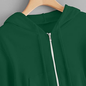 เสื้อฮู้ดเอวลอยสำหรับผู้หญิงเสื้อฮู้ดแบบลำลอง - Product Image 3