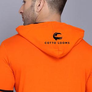 Meilleur prix unisexe sweats à capuche pull-over respirant coton mélangé polaire taux d'usine couleur unie haute qualité mode streetwear - Product Image 2