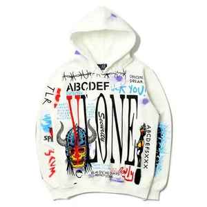 Sweat à capuche personnalisé doublé pour homme, sweat-shirt à capuche décontracté avec impression intégrale, impression en gros, service OEM - Product Image 1