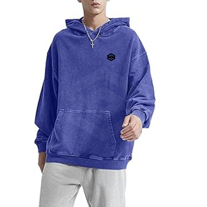 Sudadera con Capucha Extra Grande de Algodón 100% Orgánico Transpirable para Hombre, Invierno 2025, con Logotipo ODM Impreso y Diseño Sólido con Impresión Digital - Product Image 3