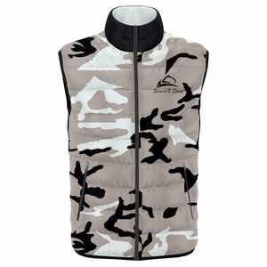 Logo personnalisé hommes gilets bulle doudoune veste sans manches chaud hiver gilet impression personnalisée conception Gillet gilet - Product Image 1