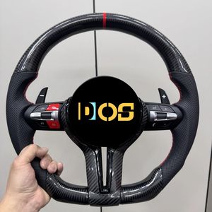 Avec <span class=keywords><strong>M1</strong></span> M2 Forged Carbon Fiber Leather LED <span class=keywords><strong>M</strong></span> Sport Volant pour <span class=keywords><strong>BMW</strong></span> F30 F10 F20 F34 X4 X1 E84 E90 E60 X3 F25 X5 G05 G30 - Product Image 3