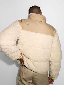 promotion2025 New Arrival Men's <b>Quilted</b> Puffer <b>Jacket</b> Winter Warm Black Hooded Bubble Padded <b>Jacket</b> with Thick Windbreaker - Product Image 5