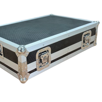 SIGNATURE DE COULEUR NOIRE DE HAUTE QUALITÉ 16 MIXER FLIGHT CASE FABRICATION DE L'INDE BOÎTE PARFAITE AVEC QUALITÉ D'EXPORTATION
