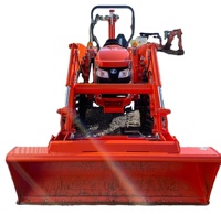 KUBOTA 55 PS MX5200 TRAKTOR MODELL MIT BAGGER UND VORDERLADER ZU VERKAUFEN