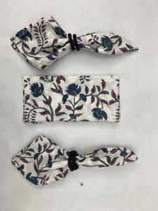 Servilletas de Mesa Hechas a Mano con Estampado de Bloques, 100% Algodón, Desechables, Estilo Bohemio, Ecológicas, Personalizables, para el Hogar, Restaurantes y Eventos - Product Image 4