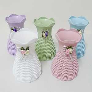 Modern Design New PVC Plastic Lightweight Indoor/Outdoor Use Flower <b>Pots</b> for Living Room and Garden Applications - Product Image 1