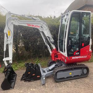 Mini-excavatrice d'occasion à livraison rapide, 3,5 tonnes, haute puissance, excavatrice sur chenilles, prête à l'emploi immédiat et expédition mondiale - Product Image 1