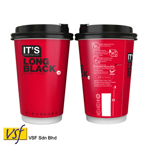 Aik Cheong Coffee IT'S Long Black Extra Shot To-Go Cup Halal Certified Made in Malaysia 26g x 12 cups - Product Image 3