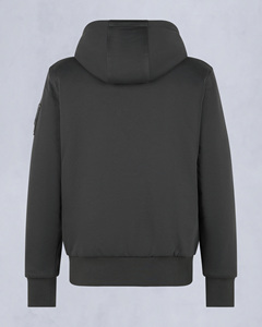 Sudadera con Capucha y Cremallera para Hombre, Personalizable OEM ODM, Corte Regular, Color Sólido, Informal, de Forro Polar, Resistente al Viento, para Otoño, 100% Algodón, 400g - Product Image 2