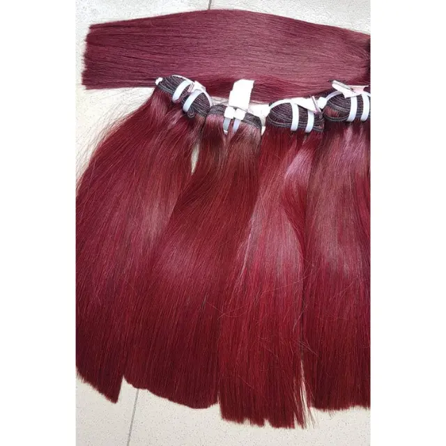 Wholesale Weft Hair 100% Natural Raw Vietnam Human Hair Extensions Cheap price
