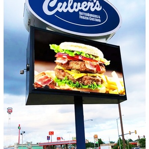 Cửa hàng phía trước mở đầy đủ màu sắc độ sáng cao ánh sáng mặt trời có thể đọc được <span class=keywords><strong>LED</strong></span> hiển thị bảng điều khiển màn hình SMD 4 mét ngoài trời P4 biển quảng cáo Đăng - Product Image 5