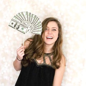 Kit di Accessori per Foto a Tema Denaro, Oggetti di Scena per Selfie con Dollari per Feste di Compleanno, Matrimoni, Addii al Nubilato, Lauree - Product Image 4