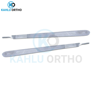 Curettes de poignée de scalpel de chirurgie d'acier inoxydable, poignée de scalpel d'impression de logo personnalisé d'instrument chirurgical par KAHLU ORTHOPEDIC - Product Image 6