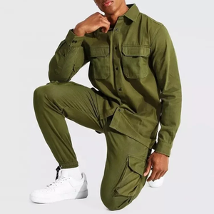 ชุดวอร์มขนแกะระบายอากาศกันลมสำหรับผู้ชายฤดูหนาวชุดวิ่งของคาร์โก้สินค้าตราบริษัทขายส่ง - Product Image 6