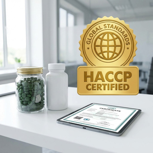 Capsule di Spirulina ad Alto Contenuto Proteico, Compresse di Alghe <span class=keywords><strong>Blu</strong></span>-Verdi Biologiche, Supporto Immunitario, Energia, Disintossicazione, Integratore Vegano - Product Image 1