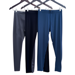 Women's Casual High Waist <b>Knee</b>-<b>Length</b> <b>Leggings</b> Four-Way Stretch Breathable Knitted Fabric Nylon Spandex for Daily Use and Sports - Product Image 2