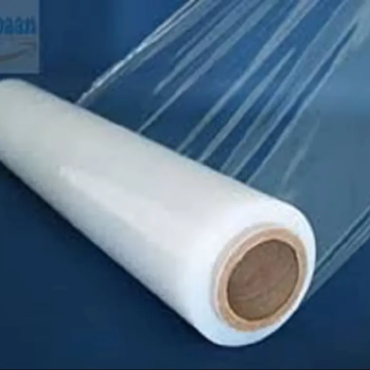 Pe transparent palette emballage film étirable adhésif LLDPE rouleau à la main film étirable matériaux recyclés au Vietnam
