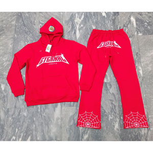 ชุดวอร์ม100% มีฮู้ดสำหรับผู้ชายชุดวอร์มผ้าฝ้ายชุดวอร์มใส่ได้ทั้งชายและหญิงชุดวอร์มกางเกงวิ่งชุดวิ่งกางเกงขาบานและชุดมีฮู้ดสำหรับผู้ชาย - Product Image 2