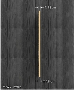 Panel de Arte Mural de Madera, Rectangular, con Diseño Floral Botánico, Decorativo Moderno, Hecho a Mano - Product Image 4