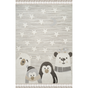 Alfombra Infantil Multicolor KI002 de Rugs Depot, 100% Poliéster, Antideslizante, Fácil de Limpiar, Duradera, para Dormitorio, Estudio, Entrada - Product Image 1