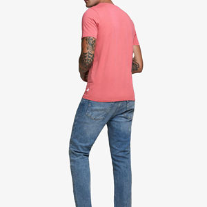 T-shirt personnalisé imprimé à l'écran, 200 g/m², polyester/coton, anti-boulochage, style streetwear, col rond, t-shirt oversize pour homme - Product Image 3