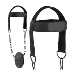 Arnés de Cuello para Levantamiento de Pesas, Entrenador de Fuerza Acolchado, Mejora la Fuerza del Cuello y Reduce el Dolor de Cuello, 40 Pulgadas/100 cm, Resistente - Product Image 1