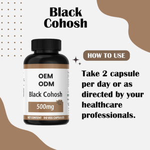 ODM cohosh สีดำสำหรับวัยหมดประจำเดือนสมุนไพร ashwagandha Fenugreek สกัดผงอาหารเสริม - Product Image 3