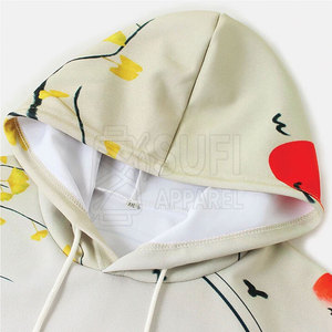 Sudadera con Capucha Estampada de Moda Invernal 100% Algodón al por Mayor con Puños Acanalados para Minoristas y Tiendas en Línea - Product Image 3