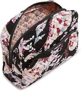 Vente en gros de sacs à cosmétiques en coton de grande capacité de style tendance Sacs de maquillage imprimés avec fermeture à glissière dans les prix - Product Image 6