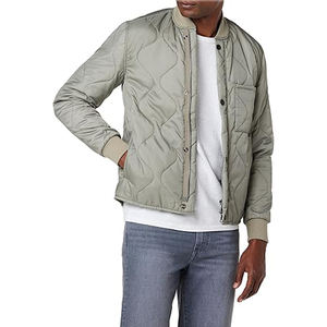Manteau d'hiver de couleur unie pour l'extérieur, manteau pour hommes, manteau en peluche avec logo personnalisé, résistant à l'eau et au vent, vente en gros OEM - Product Image 1