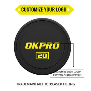 Set di Manubri Rotondi Commerciali OKPRO in PU di Alta Qualità con Logo Personalizzato Attrezzatura <span class=keywords><strong>Fitness</strong></span> da Palestra Pesi CPU - Product Image 5