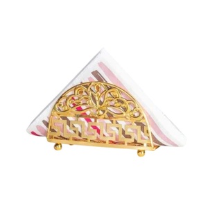 Servilletero de metal decorativo moderno al por mayor con corazón cortado con láser y diseño floral dispensador de servilletas de hierro para uso en la cocina - Product Image 5