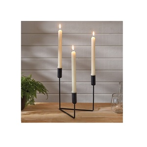 <b>top</b> trending Golden Antique Metal Candle Holder black base Best Quality Fancy Antique Wholesale Candle Holder for home decor - Product Image 6