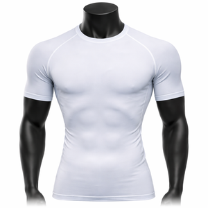 Mens Fitness Short Sleeve T <b>Shirt</b> Quick-dry Gym Clothes Breathable Training Wear Bodybuilding Tight <b>Compression</b> <b>Shirts</b> - Product Image 1