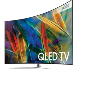 Téléviseur LCD QLED incurvé intelligent 4K Ultra HD HDR 55 pouces, 120 Hz, haut de gamme, avec haut-parleur intégré pour hôtels - Product Image 1