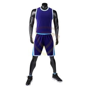 Maillot de basket-ball personnalisable haute visibilité pour homme, nouvelle arrivée, respirant, séchage rapide, sans manches, 100% polyester, vêtements de sport, ensembles de maillots de basket-ball - Product Image 2
