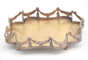 Bandeja de servicio de acero inoxidable con logotipo personalizable al por mayor más exigente Nueva llegada Diseño elegante - Product Image 4