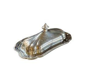 Plat à beurre et fromage vaisselle en acier inoxydable plat à beurre pratique rangement de table et de cuisine - Product Image 4