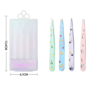 Pince à épiler en acier inoxydable de qualité salon, pointue, légère, écologique, pour une épilation propre et précise, personnalisée - Product Image 1