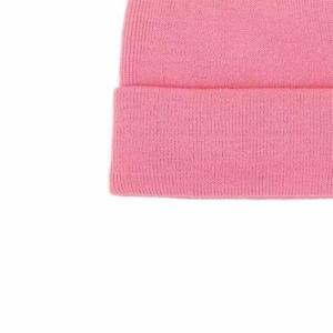 Couleurs bonnets fabricant logo personnalisé broderie unisexe acrylique tricot à revers bonnet bonnet chaud hiver tricot chapeaux bonnet - Product Image 6