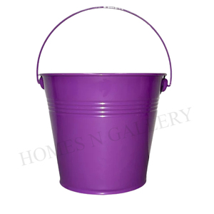Nuevo diseño de alta calidad más vendido, macetas de cubo y macetas de flores con acabado recubierto de polvo antiguo de la India - Product Image 6