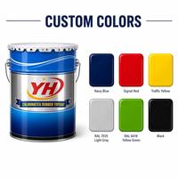 Peinture industrielle en caoutchouc chloré YUHONG pour équipement de construction, revêtement d'acier, haute brillance, durable, antirouille, en aérosol