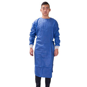 Disposable Non Woven Hospital Patient <b>Isolation</b> Grown Gown Non Sterile - Product Image 1