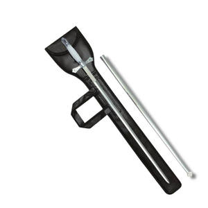 HAND MARICLES HM-15 Espada Masónica con Funda, Espada Templaria, Espada de Francmasonería, Guardia de Latón, Empuñadura Blanca, Hoja de Acero de Damasco, OEM, 3 Años de Garantía - Product Image 3