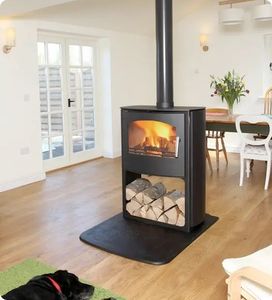 Poêle à granulés de bois automatique sans fumée à alimentation automatique, chauffage intérieur autonome en aluminium à combustion rapide, prix abordable - Product Image 4
